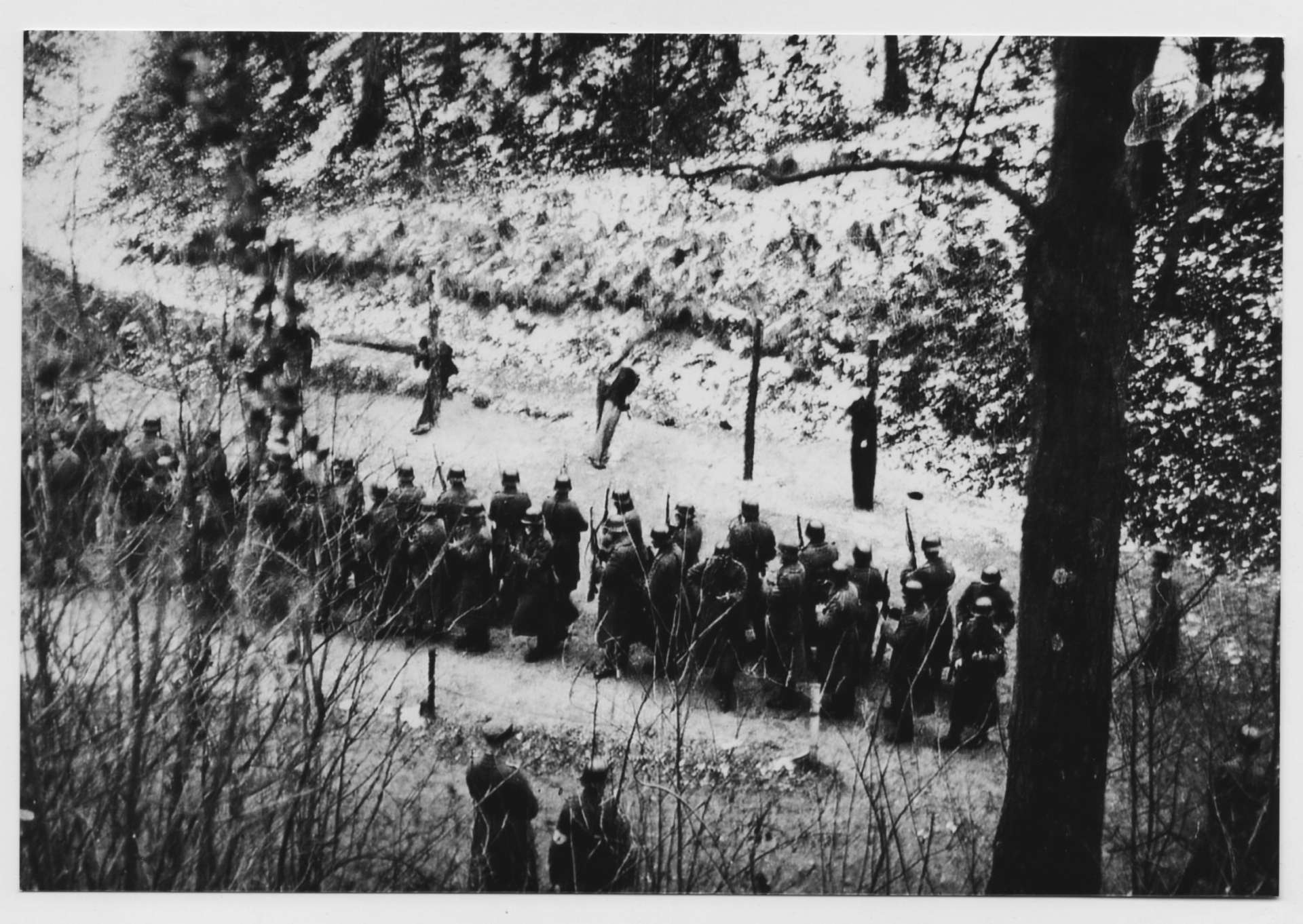 Exécution du 21 février 1944. Photographies prises par Clemens Rüther 