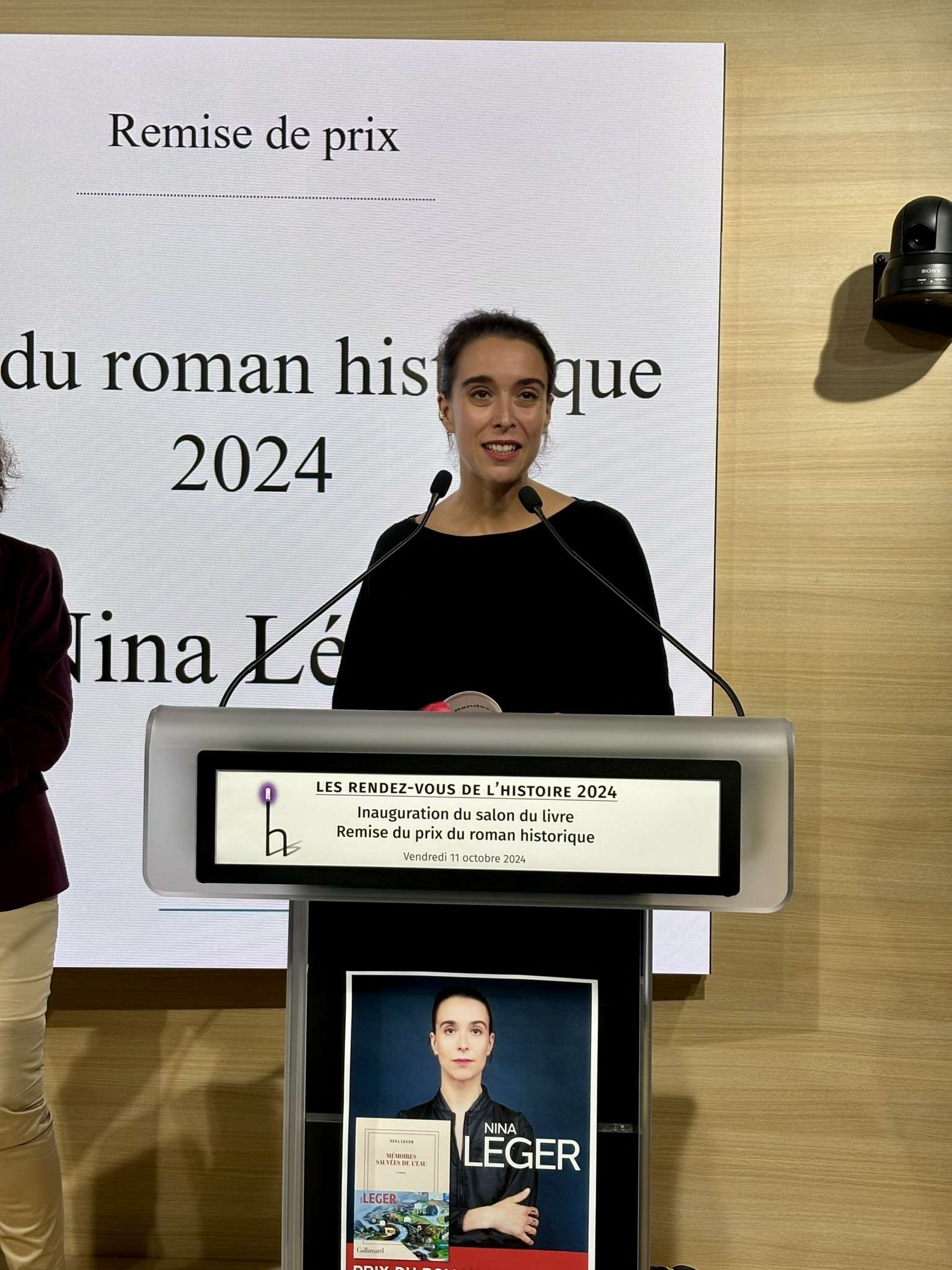 Remise du Prix du roman historique 2024 à Nina Léger (c) Amélie Debray