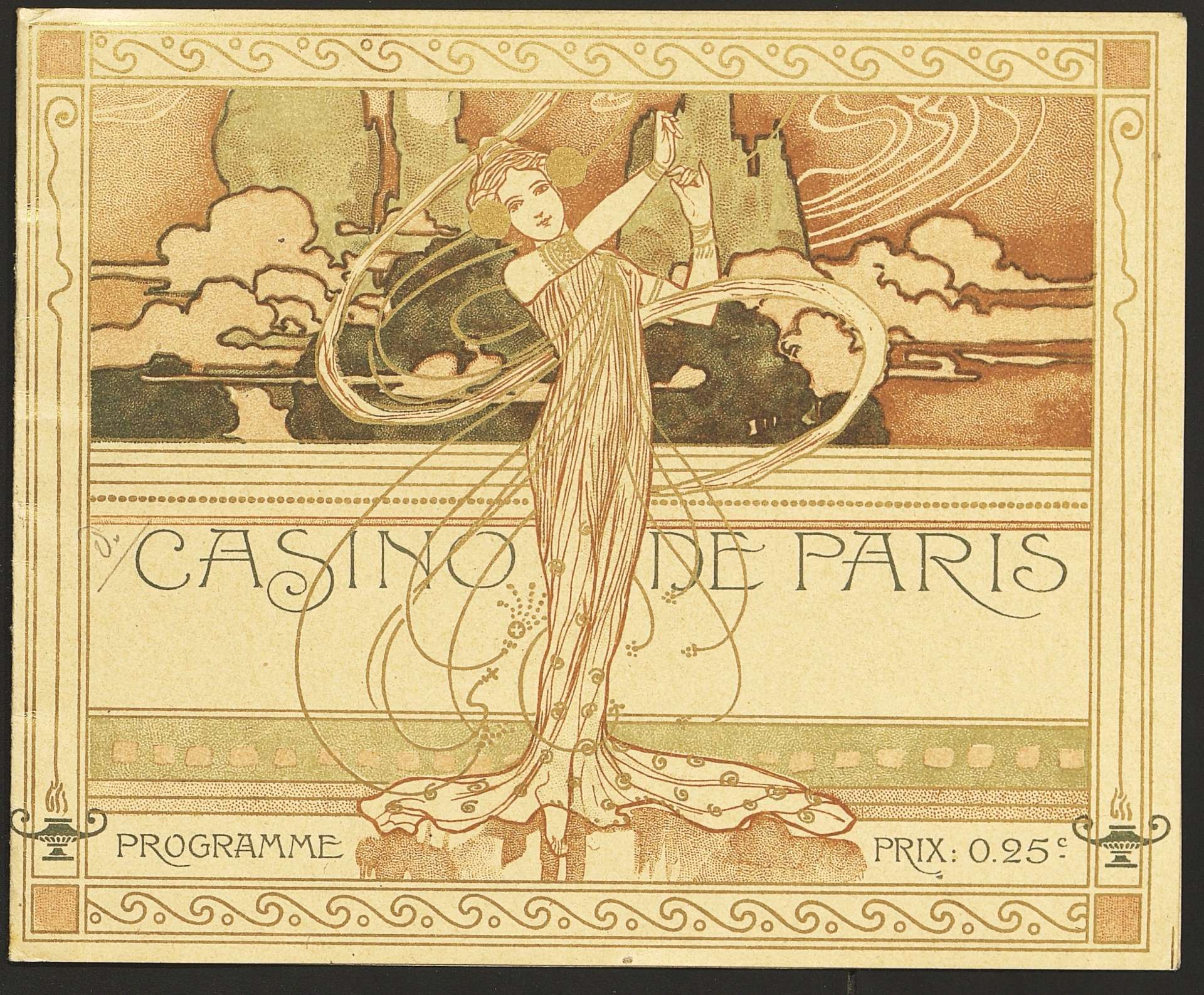 Programme du Casino de Paris, s.d. 