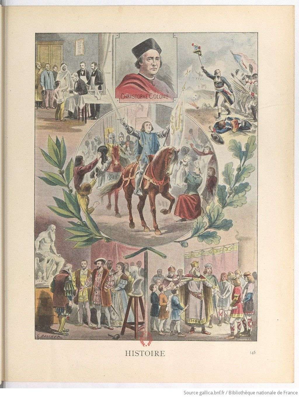 Illustration du chapitre sur l'histoire de l'ouvrage d'E.-J. Gedalge, Le livre unique des parents éducateurs, Paris 1901.