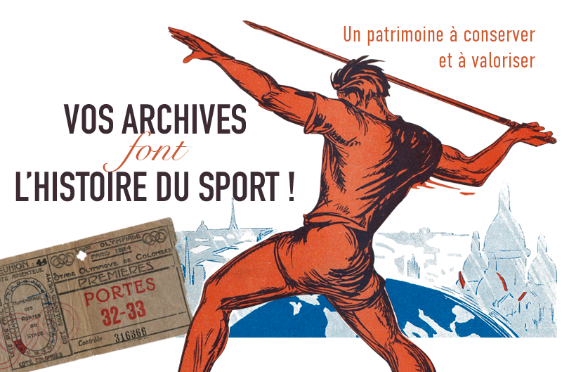 Visuel de la Grande Collecte des archives du sport