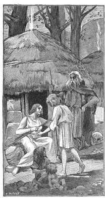 Premier chapitre Les Gaulois et les Romains, dans Histoire de France, cours élémentaire, 1913, sous la direction d'Ernest Lavisse.