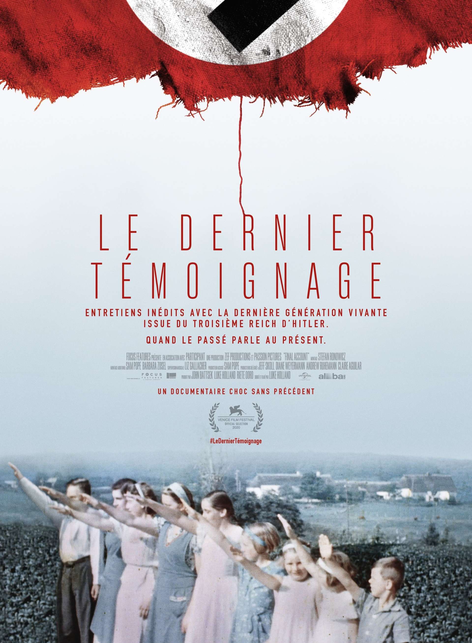 Affiche du film Le dernier témoignage (Luke Holland/Zef prod.)