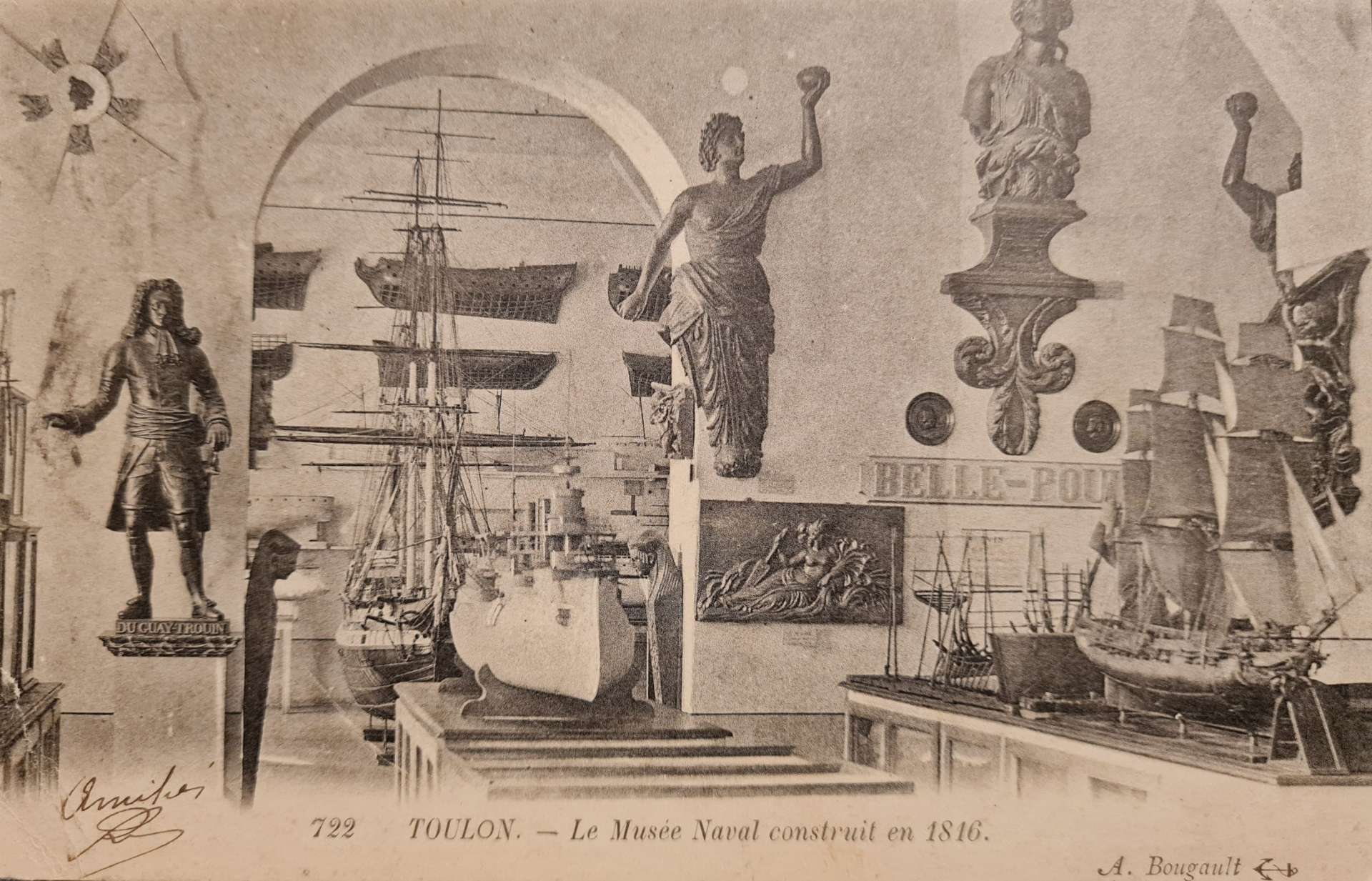 visuel du musée de Toulon au XIXe siècle. 