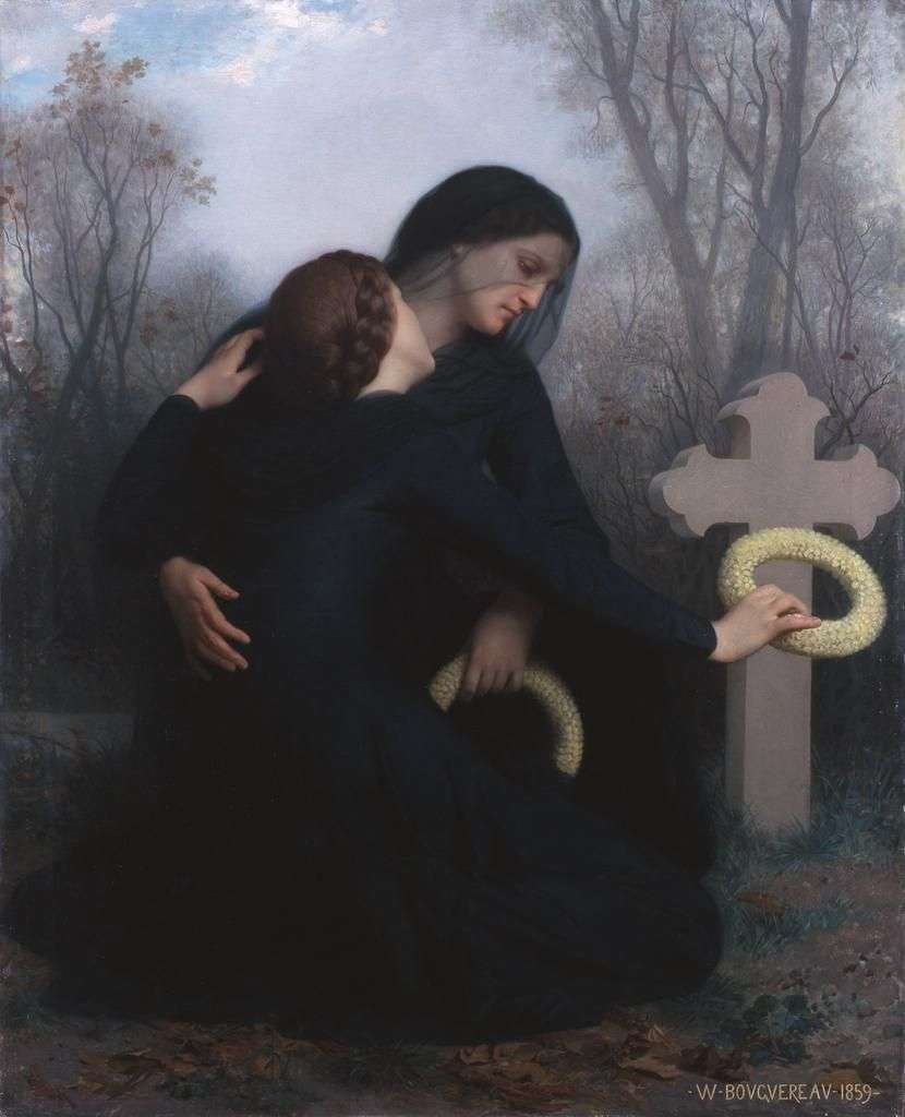 William Bouguereau, Le Jour des morts, 1859