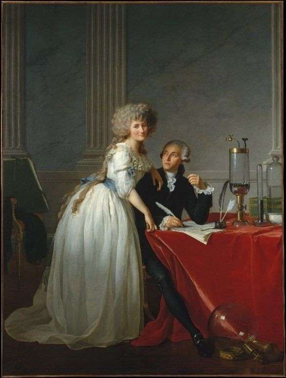 Portrait d’Antoine-Laurent Lavoisier et de sa femme, par Jacques-Louis David, 1788 © WikiCommons/ Metropolitan Museum of Art