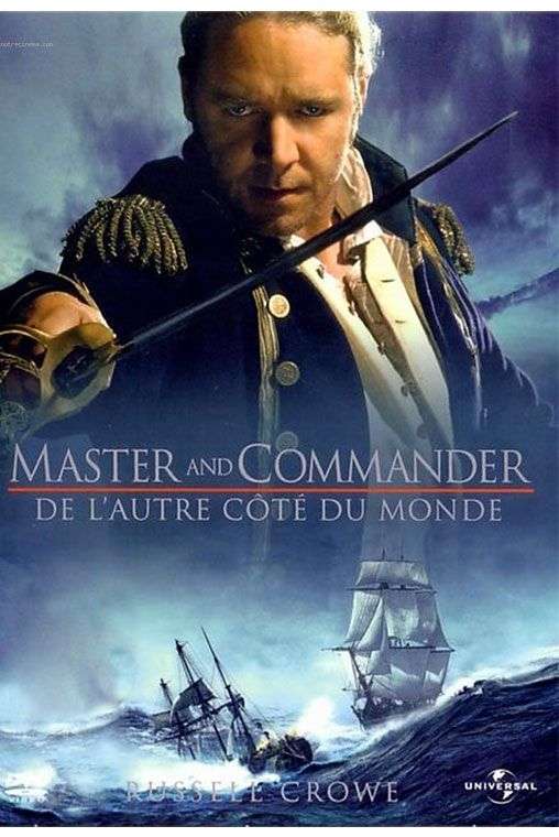 Affiche du film Master and Commander, de l'autre côté du monde, Peter Weir, 2003.