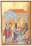 Enluminure extraite de l'évangéliaire d'Otton III (fin Xe siècle, Münich, Bayerische Staatsbibliothek, Clm 4453, fol. 243 v.) composé à Reichenau. Jésus est représenté en train de chasser les marchands du Temple de Jérusalem